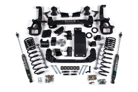 4 Inch Lift Kit for 2025 Ram 1500 4WD 4 Inch Front 3 Inch Rear Suspension Lift System Large Bore Nitro Rear Shocks Zone Offroad