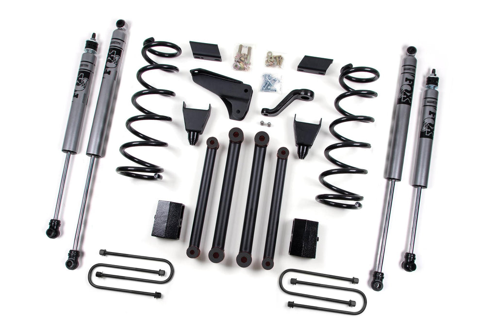 10-12 Dodge RAM 2500 5.0 Inch  Coil Spring Lift Kit With 4-1/8 Axle Fox Shocks Zone Offroad