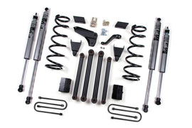 10-12 Dodge RAM 2500 5.0 Inch  Coil Spring Lift Kit With 4-1/8 Axle Fox Shocks Zone Offroad