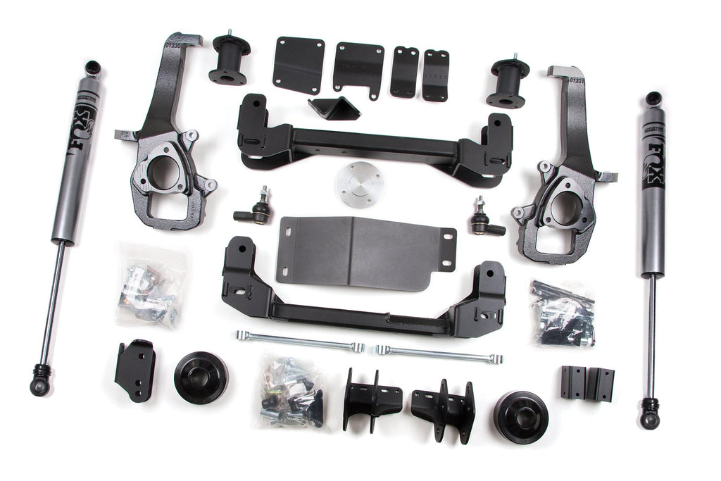 2012 RAM 1500 4 Inch Front 4 Inch Rear Lift Kit Fox Shocks Zone Offroad