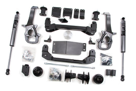 09-11 Dodge RAM 1500 4 Inch/2 Inch Lift Kit Fox Shocks Zone Offroad