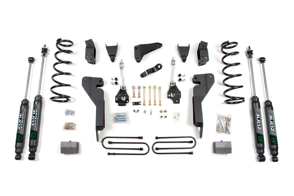 03-07 Dodge RAM 2500 6 Inch Lift Kit With 3.5 Inch Axle Diesel Fox Shocks Zone Offroad