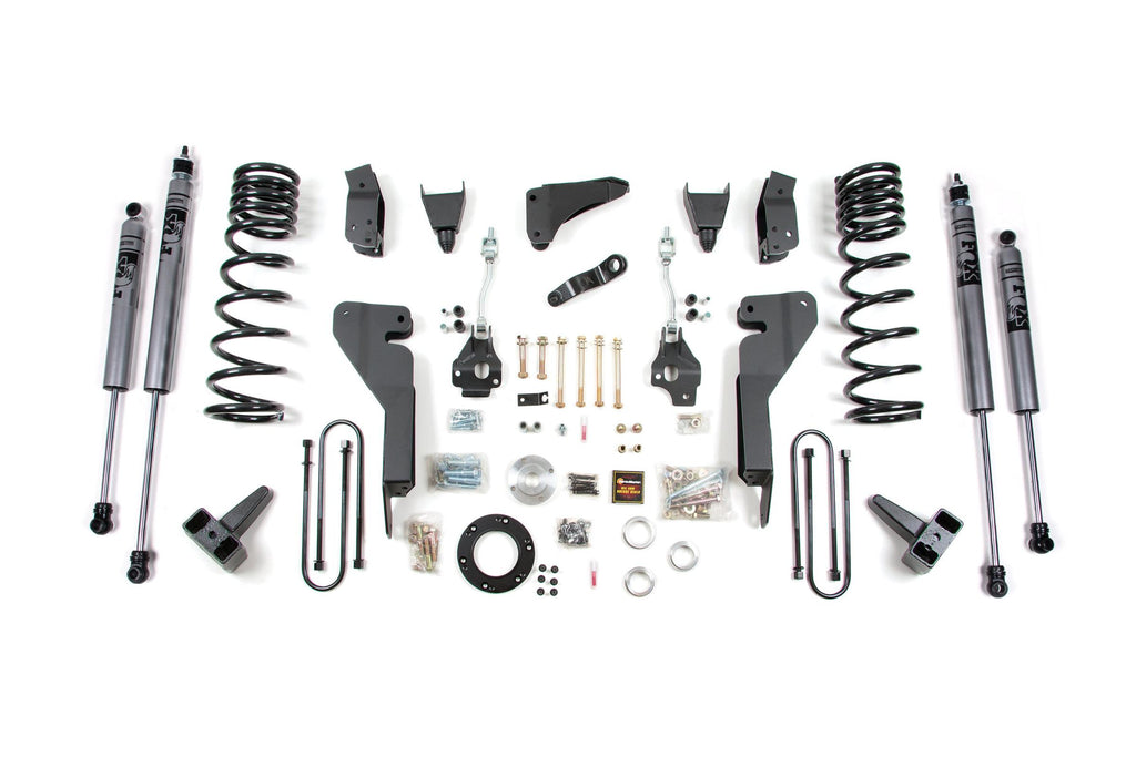 08 Dodge RAM 2500 8 Inch Lift Kit With 4 Inch Axle Diesel Fox Shocks Zone Offroad