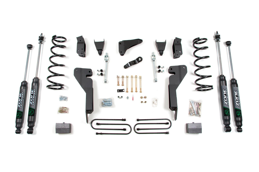  09-12 Dodge RAM 2500 6 Inch Lift Kit With 4 Inch Axle Gas With Nitro Shocks Zone Offroad