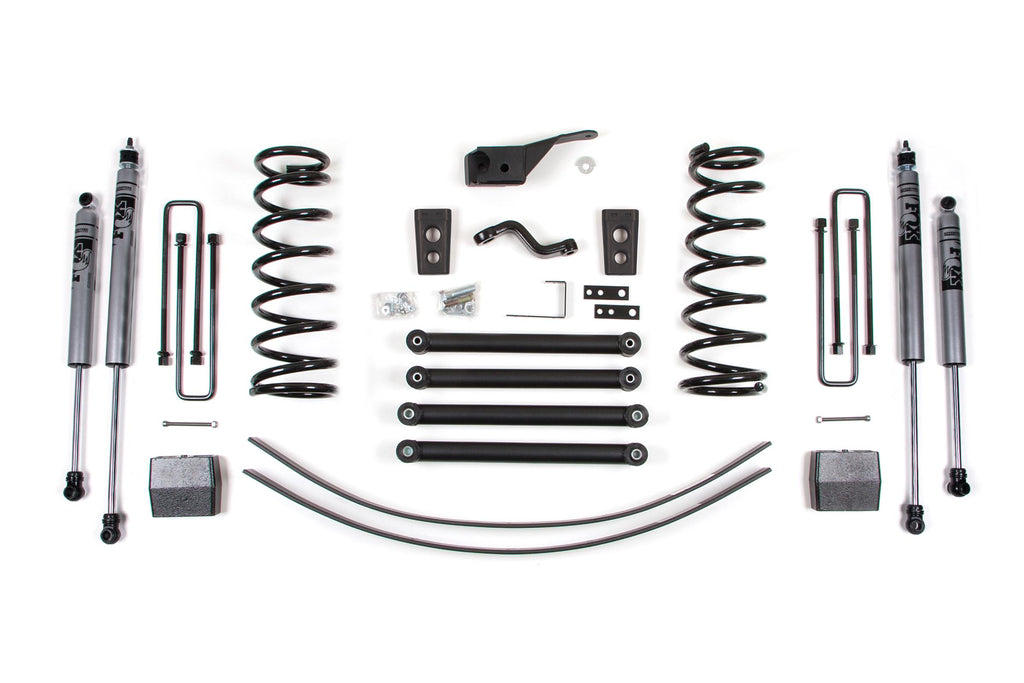 94-99 Dodge RAM 2500 5.0 Inch Lift Kit Fox Adventure Shocks Zone Offroad
