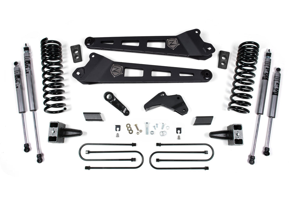 13-18 RAM 3500 5.5 Inch Replacement Radius Arm Lift Kit Gas Fox Shocks Zone Offroad