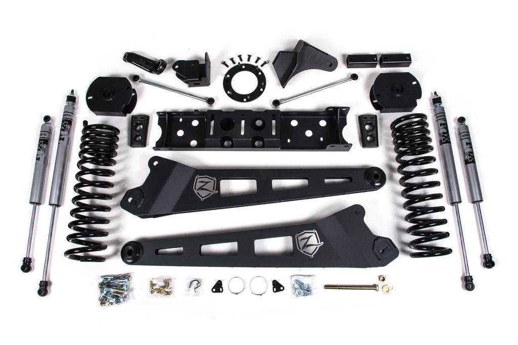 19-24 RAM 2500 4 Inch Radius Arm Gas Adventure Shocks Zone Offroad