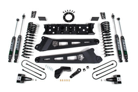 19-24 RAM 3500 4.5 Inch Radius Arm 2 Inch Rear Block Without Overload Diesel 8-Bolt T-Case Fox Adventure Shocks Zone Offroad