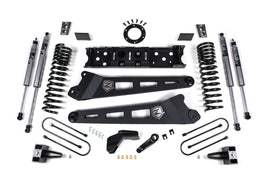 19-24 RAM 3500 4.5 Inch Radius Arm 2 Inch Rear Block Without Overload Diesel 8-Bolt T-Case Fox Adventure Shocks Zone Offroad