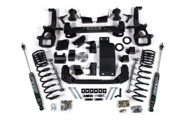 19-23 RAM 1500 4WD 6 Inch Front 5 Inch Rear Lift Kit Fox Adventure Shocks Zone Offroad