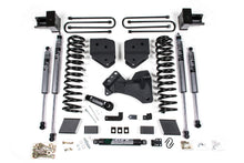 Cargar imagen en el visor de la galería, 17-19 Ford F-250/350 Super Duty 4 Inch Lift Kit 2 Inch Rear Block Gas 3 Leaf Main Fox Adventure Shocks Adventure Series Shocks Zone Offroad