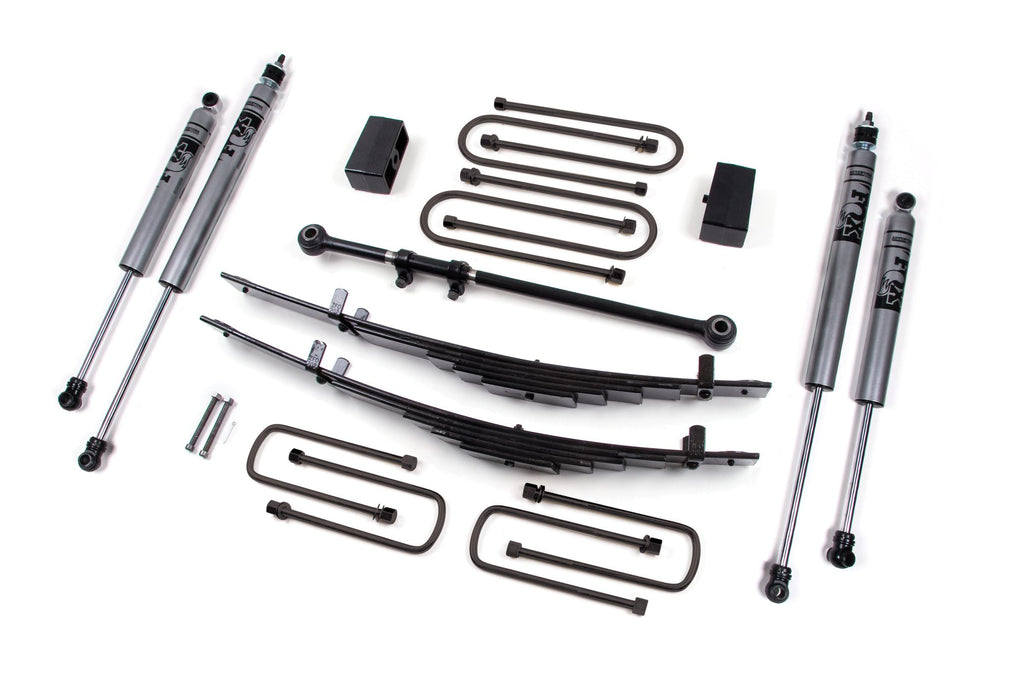 00-05 Ford Excursion 4 Inch Leaf Spring Lift Kit Fox Shocks Zone Offroad