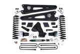 23-24 Ford F-250/F-350 Super Duty 4WD 7 Inch Radius Arm Lift Kit 4.5 Inch Rear Block Gas No Shocks Zone Offroad