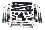 23-24 Ford F-250/F-350 Super Duty 4WD 7 Inch Radius Arm Lift Kit 4.5 Inch Rear Block Gas With Fox Adventure Shocks Zone Offroad