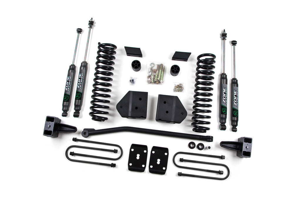 11-16 Ford F-250/350 4 Inch Without Overload With Nitro Shocks Zone Offroad