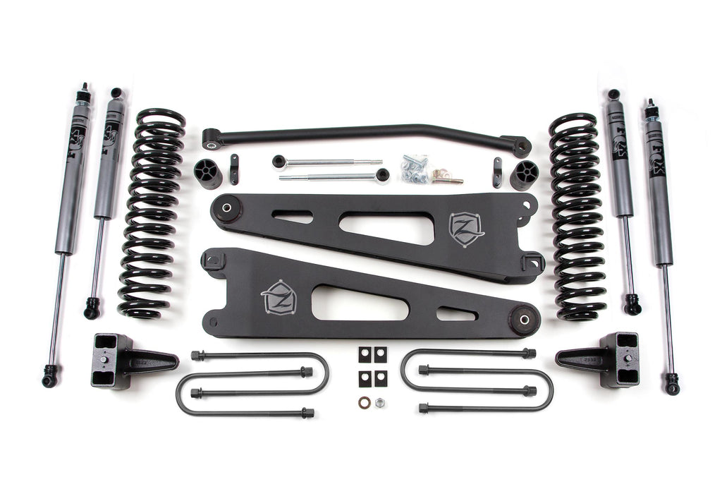 05-07 Ford F-250/F-350 Super Duty 4 Inch Radius Arm Lift Kit Diesel Fox Adventure Shocks Zone Offroad