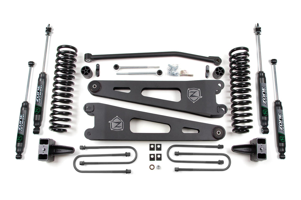 05-07 Ford F-250/F-350 Super Duty 4 Inch Radius Arm Lift Kit With Nitro Shocks Diesel Zone Offroad