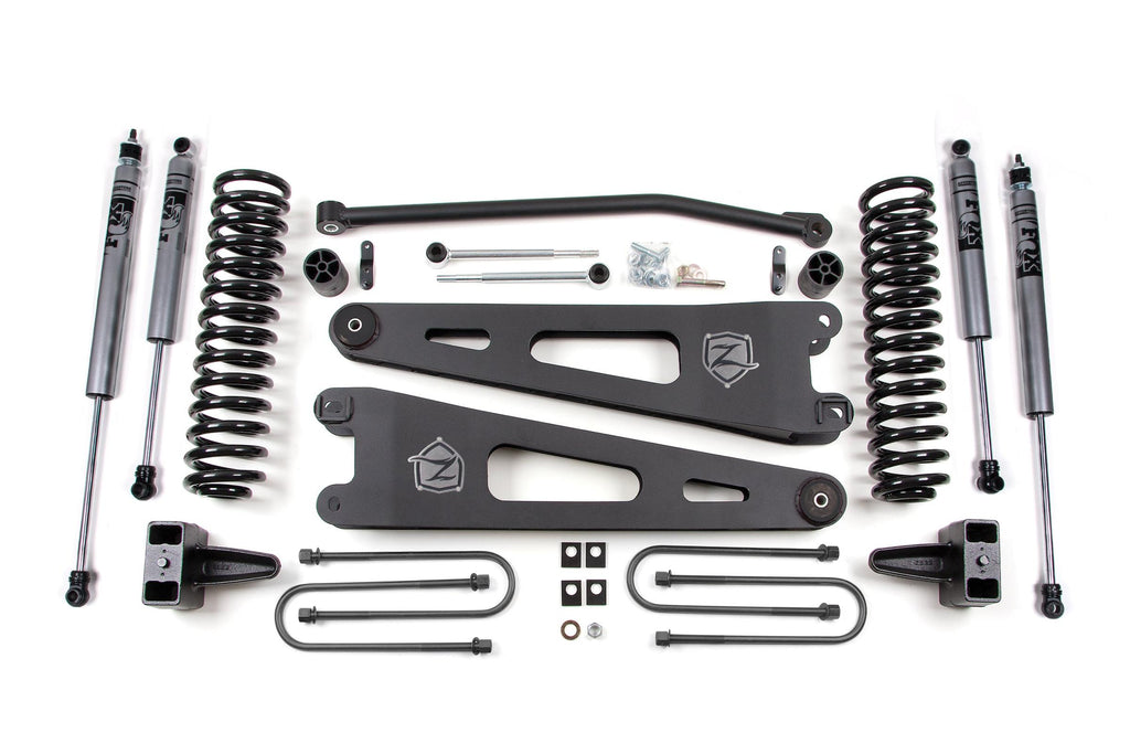 05-07 Ford F-250/F-350 Super Duty 4 Inch Radius Arm Lift Kit Gas Fox Shocks Zone Offroad