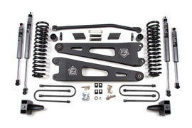 08-10 Ford F-250/F-350 Super Duty 4 Inch Radius Arm Lift Kit Gas Fox Adventure Shocks Zone Offroad