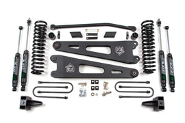 08-10 Ford F-250/F-350 Super Duty 4 Inch Radius Arm Lift Kit Gas With Nitro Shocks Zone Offroad
