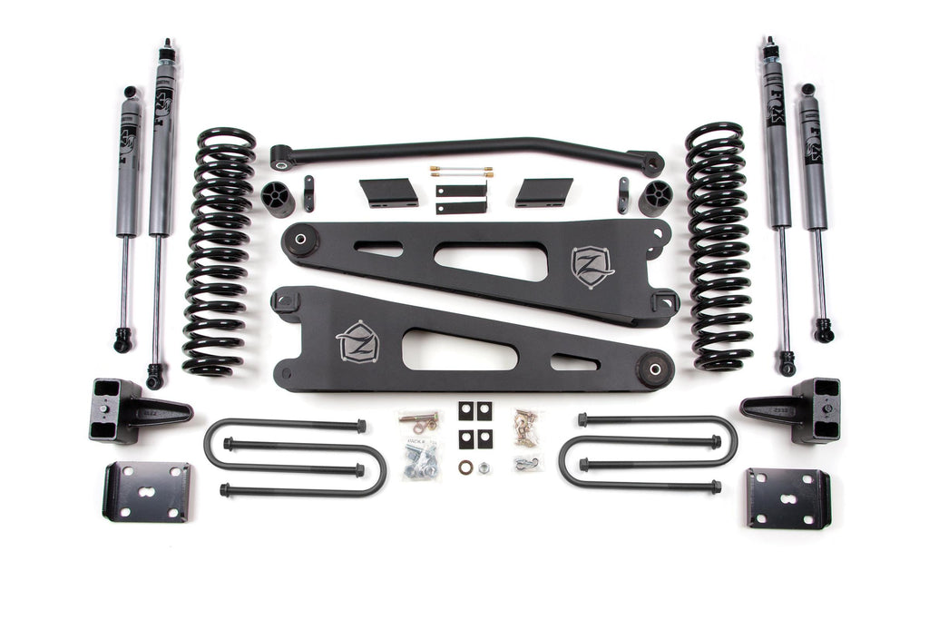 11-12 Ford F-250/F-350 Super Duty 4 Inch Radius Arm Lift Kit Diesel Fox Shocks Zone Offroad