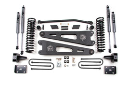 11 Ford F-250/F-350 Super Duty 4 Inch Radius Arm Lift Kit Diesel With Overload With Fox Adventure Shocks Zone Offroad
