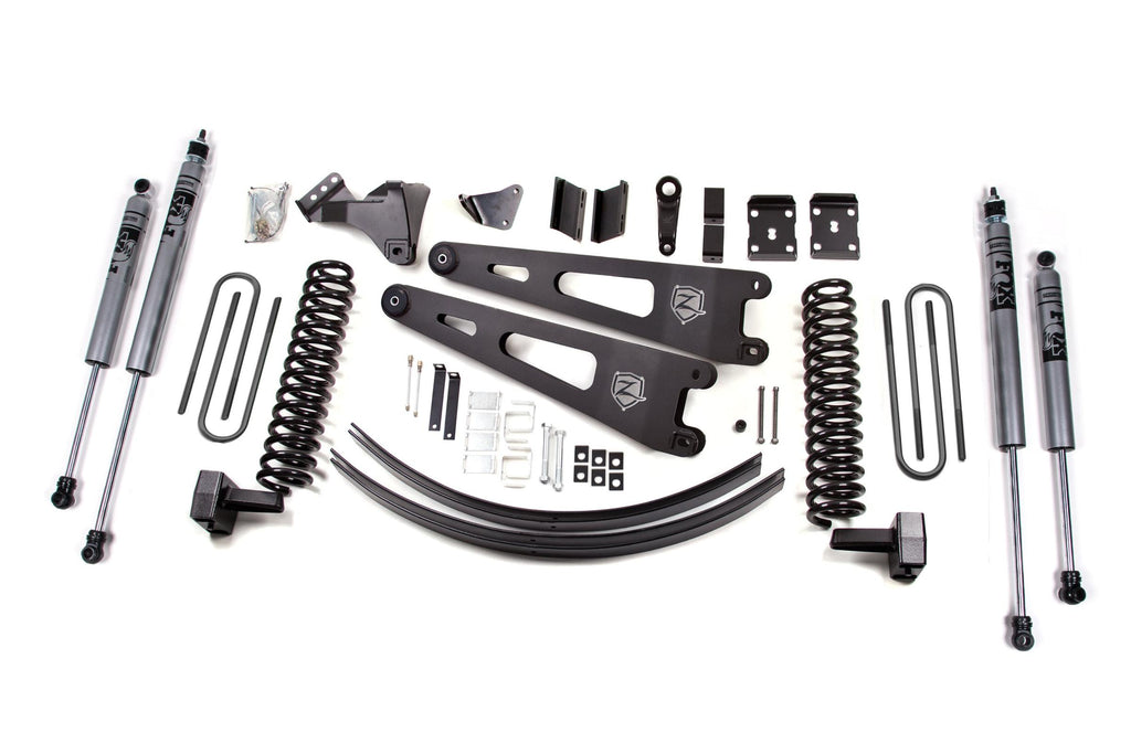08-10 Ford F-250/F-350 Super Duty 6 Inch Lift Kit Gas With Overload Fox Shocks Zone Offroad