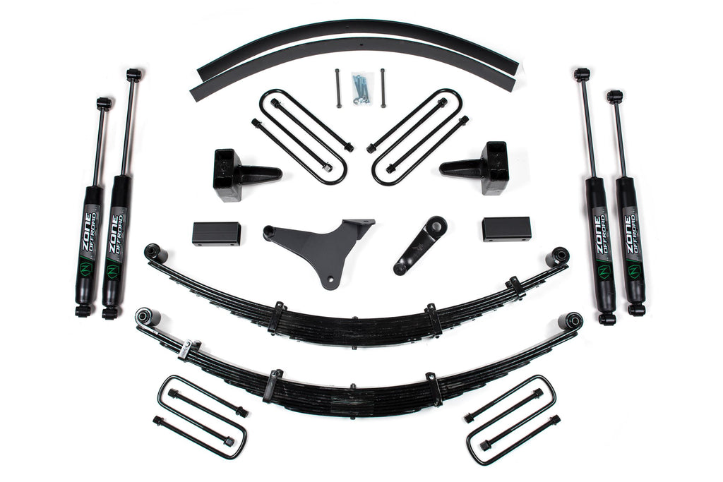 99-04 Ford F-250/F-350 Super Duty 6 Inch Lift Kit No Shocks With Nitro Shocks Zone Offroad