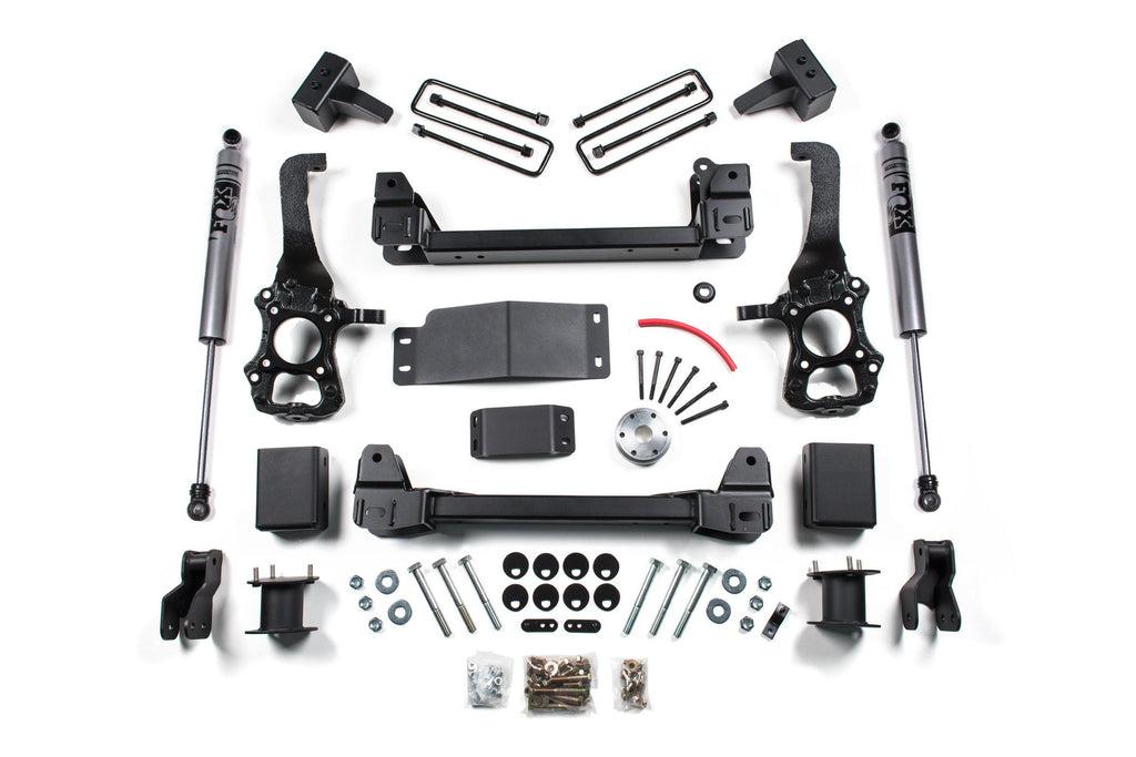15-20 Ford F-150 4WD 4 Inch Lift Kit Fox Shocks Zone Offroad
