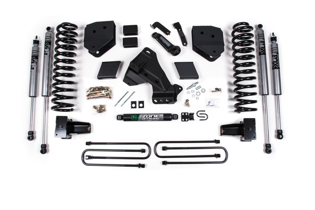 20-22 Ford F-250/F-350 Super Duty 7 Inch Radius Arm Drop Lift Kit Fox Adventure Shocks Gas Zone Offroad