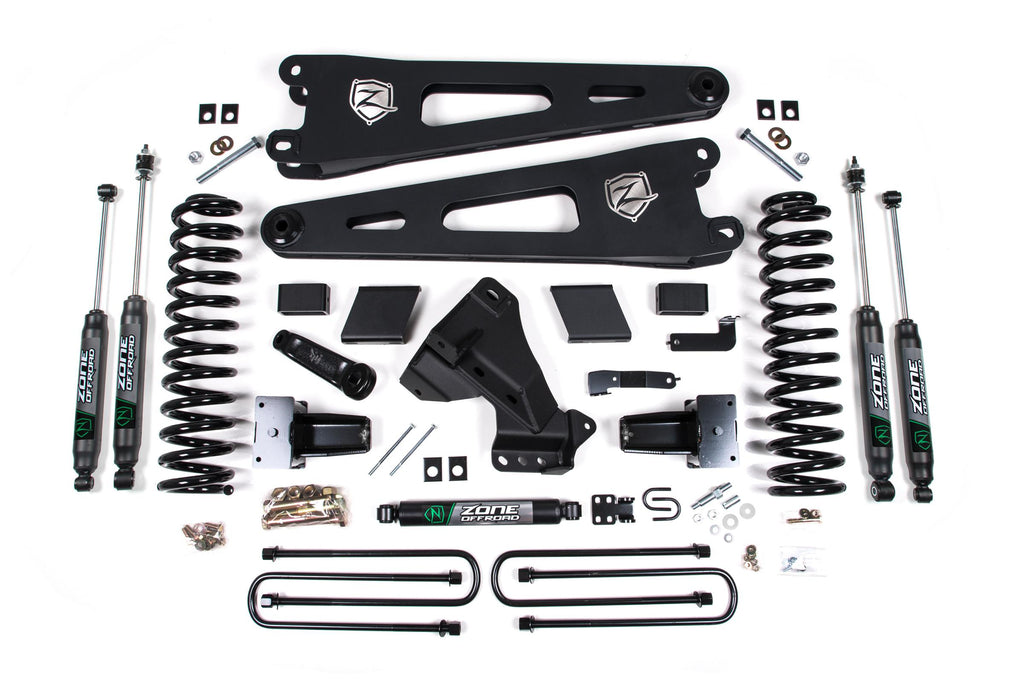 20-21 F-350 Dually 6 Inch Radius Arm Lift Kit Nitro Shocks Diesel Zone Offroad