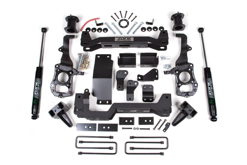 21-24 Ford F-150 4 Inch Front 2 Inch Rear Lift Kit Nitro Shocks Zone Offroad