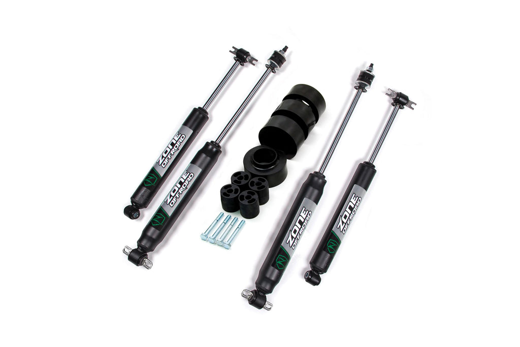 97-06 Jeep Wrangler TJ 1.75 Inch Lift Kit With Nitro Shocks Zone Offroad
