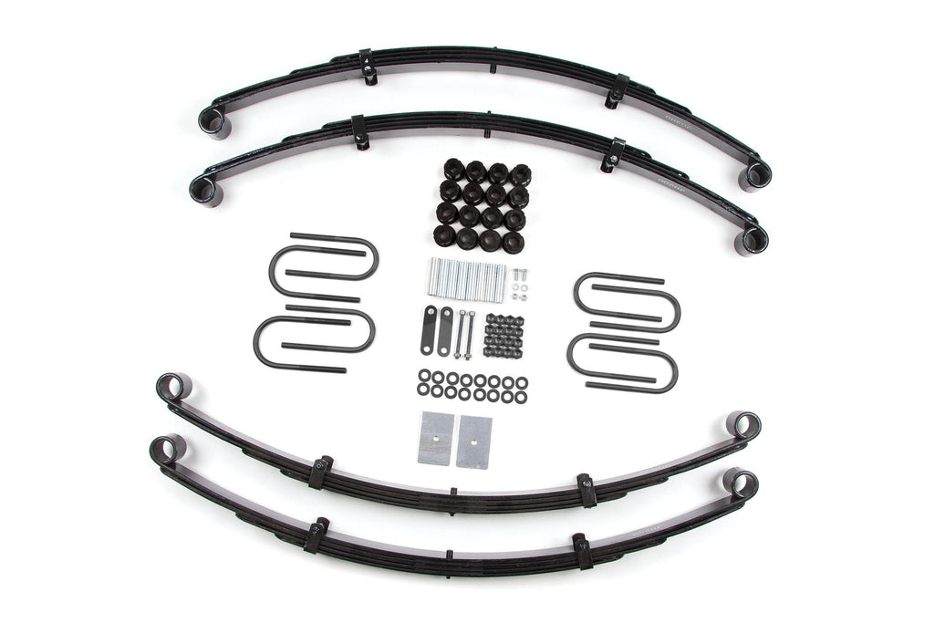 87-95 Jeep Wrangler YJ 2 Inch Leaf Spring Lift Kit With Nitro Shocks Zone Offroad