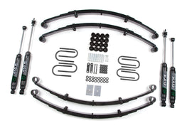 87-95 Jeep Wrangler YJ 2 Inch Leaf Spring Lift Kit With Nitro Shocks Zone Offroad