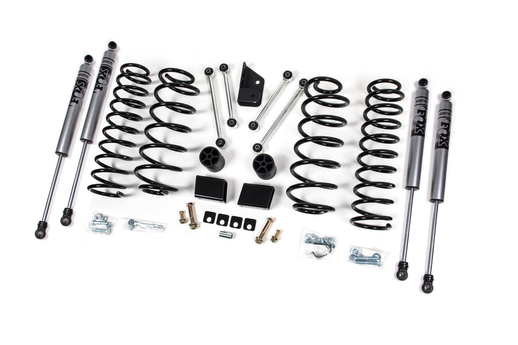 18-24 Jeep Wrangler JL 4 Door 3 Inch Lift Kit With Fox Adventure Shocks Zone Offroad