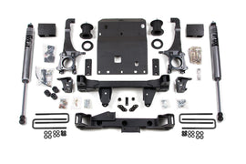 05-15 Toyota Tacoma 6 Inch Front 4 Inch Rear Lift Kit With Fox 2.0 Adventure Series Zone Offroad