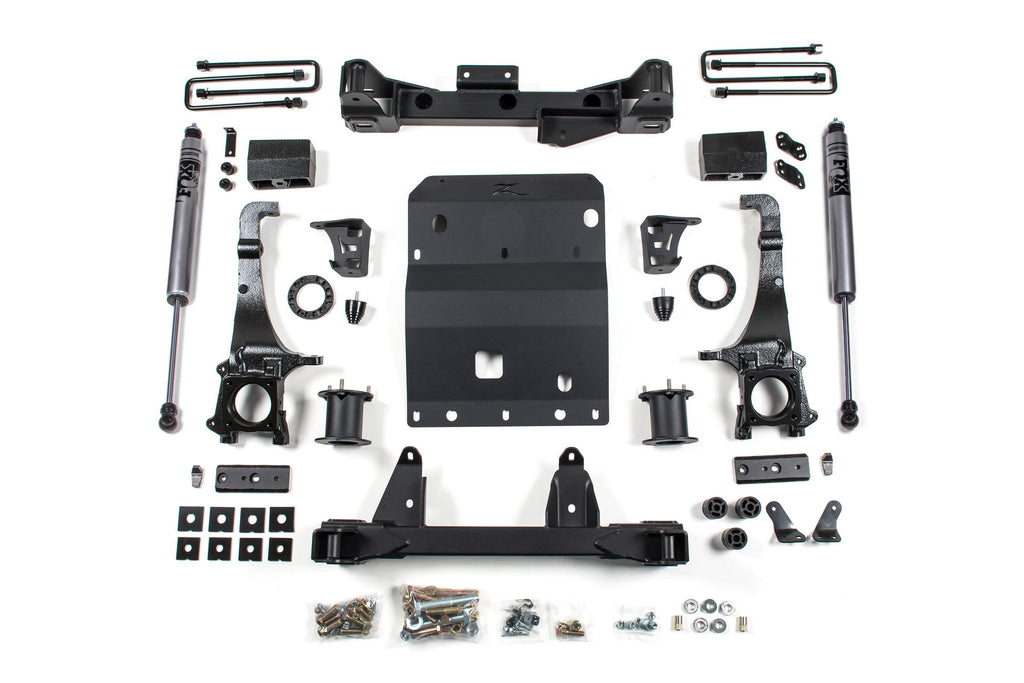 16-23 Toyota Tacoma 6 Inch Front 4 Inch Rear Lift Kit With Fox 2.0 Adenvture Series Zone Offroad
