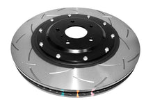 Cargar imagen en el visor de la galería, DBA 15-21 Nissan GT-R Nismo Rotor perforado delantero serie 5000 con sombrero plateado