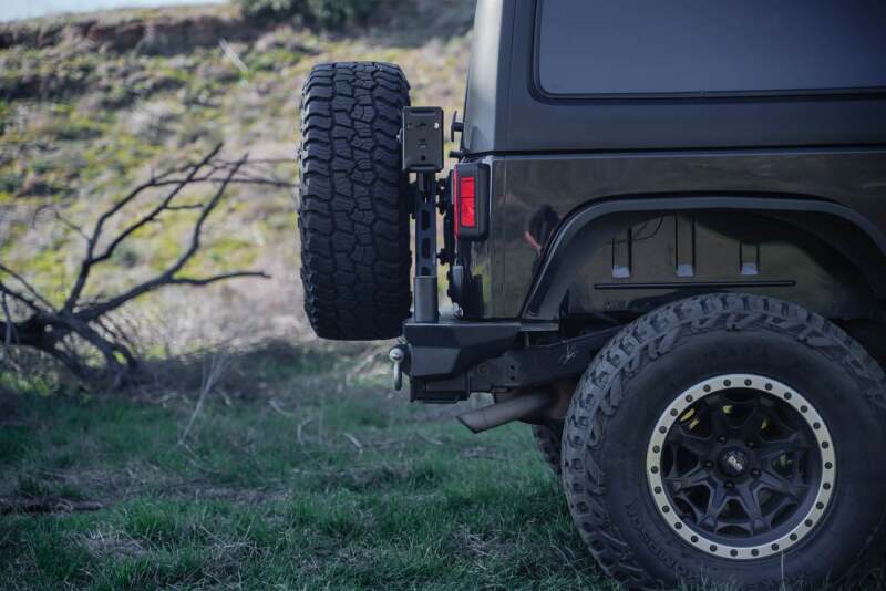 DV8 07-18 Jeep Wrangler (JK) Tire Carrier for MTO Bumper