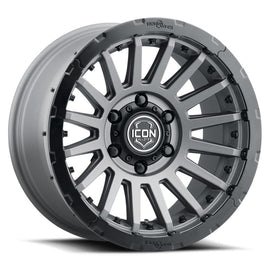 ICON Recon Pro 17x8.5 5x5 -6mm Offset 4.5in BS Rueda de carbón de 71.5mm de diámetro