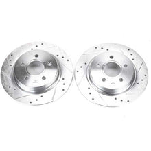 Cargar imagen en el visor de la galería, Power Stop 08-13 Volvo C30 Rear Evolution Drilled &amp; Slotted Rotors - Pair