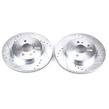 Cargar imagen en el visor de la galería, Power Stop 98-03 Mercedes-Benz ML320 Front Evolution Drilled &amp; Slotted Rotors - Pair
