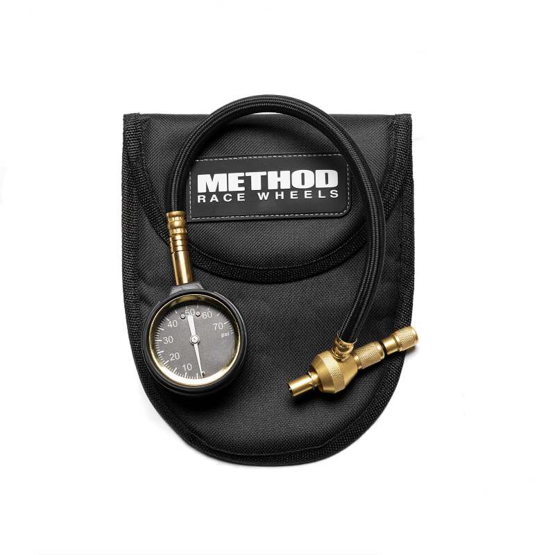 Method Medidor de desinflado de aire de latón 0-60 PSI - Negro