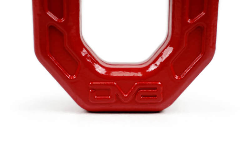 Grilletes con anilla en D DV8 Offroad Elite Series - Par (rojo)