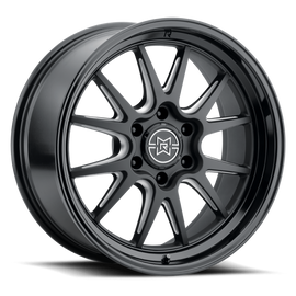 Method Raised MR802 22x12 / 6x135 BP / -40mm Offset / 87mm Bore - Double Black Milled Wheel