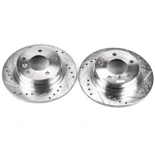 Cargar imagen en el visor de la galería, Power Stop 92-98 BMW 318i Rear Evolution Drilled &amp; Slotted Rotors - Pair