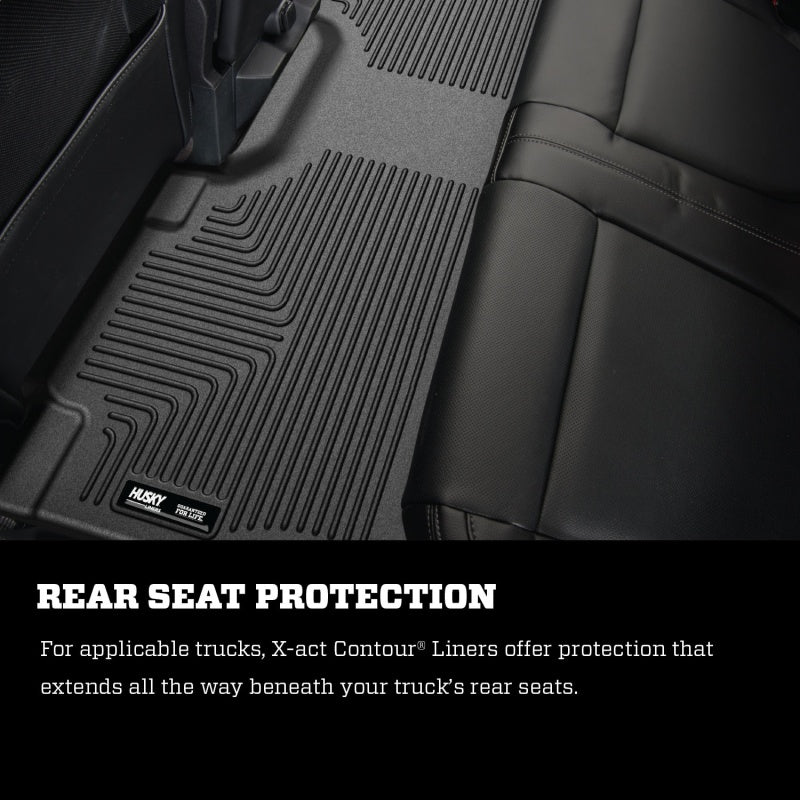 Husky Liners 2023 Chevrolet Colorado /GMC Canyon X-Act Revestimientos de piso negros Contour