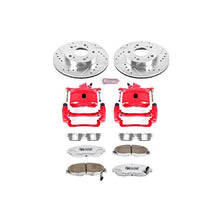 Cargar imagen en el visor de la galería, Power Stop 06-11 Honda Civic Front Z26 Street Warrior Brake Kit w/Calipers