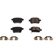 Cargar imagen en el visor de la galería, Power Stop 14-19 Fiat 500L Rear Z17 Evolution Ceramic Brake Pads w/Hardware
